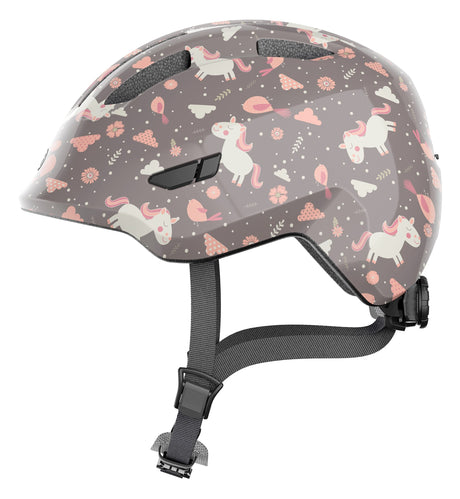 Abus Helm Smiley 3.0 grauer Hgoudse S 45-50 cm