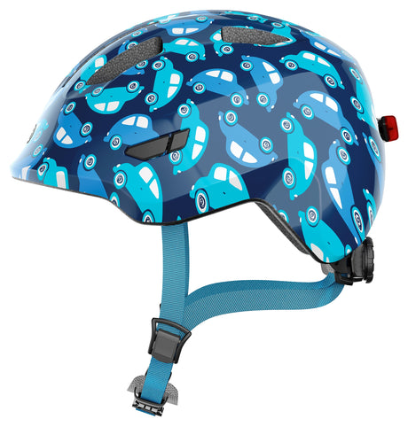 Abus Helm Smiley 3.0 LED Blue Car S 45-50 cm