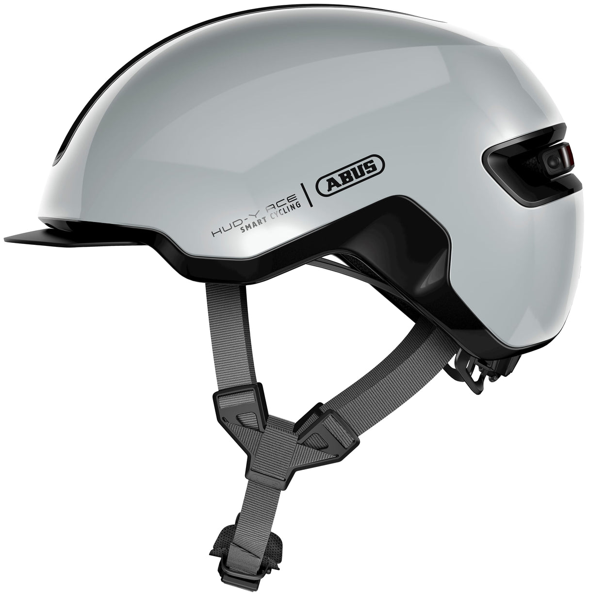 Abus Helm Hud-y Race Grey L 57-61 cm