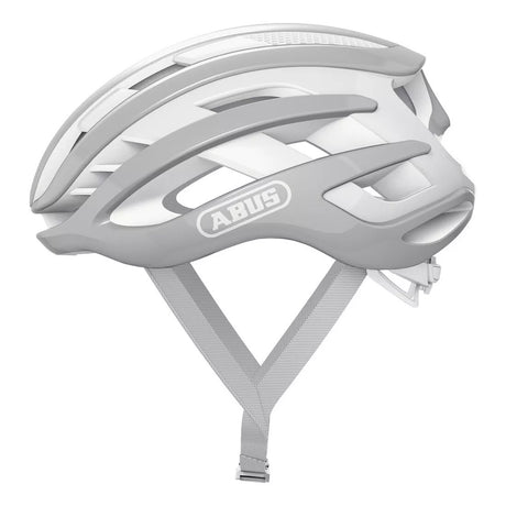 Abus Fahrradhelm Airbreaker Pure Grey L – 59-61 cm – Grau – geeignet für den Einsatz auf Rennrädern – Gravelbikes – 230 g