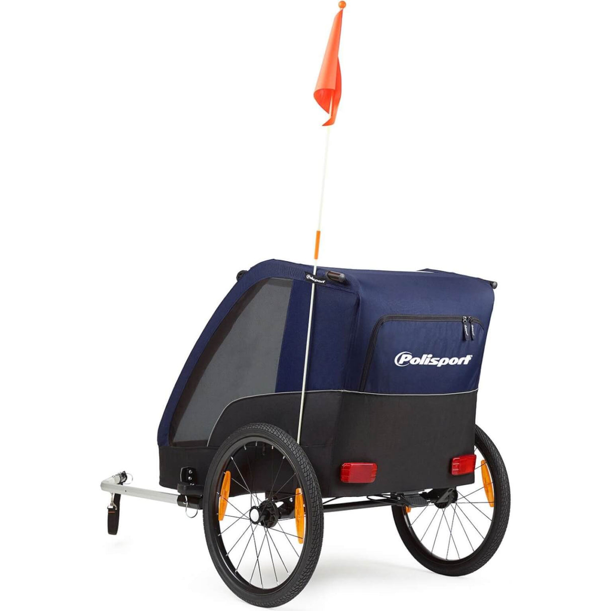 Polisport Fahrradanhänger Duo Blue 117x86x94cm