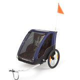 Polisport Fahrradanhänger Duo Blue 117x86x94cm
