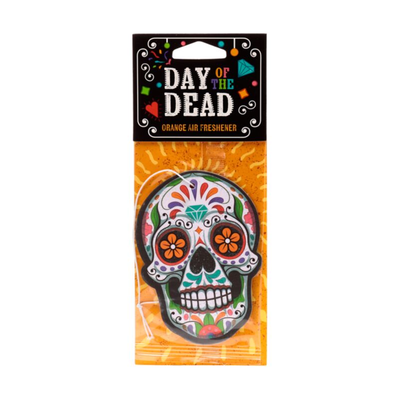 Lufterfrischer mit Orangenduft „Dia de Los Muertos“.