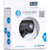 Herrmans Scheinwerfer H-Black Mr8 Dynamo an aus 180 Lumen schwarz