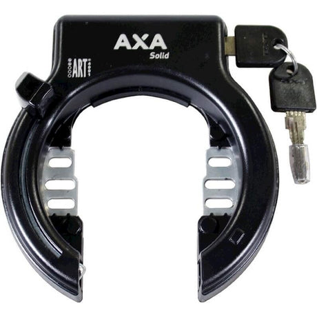 Axa Solid Frameslot -Art 2, Schwarz, hohe Qualität, Anti -Drill, 10 Sicherheitsniveau