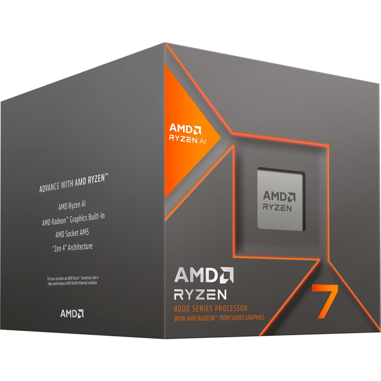 AMD Ryzen 7 8700G, 4,2 GHz (5,1 -GHz -Turbo -Boost)