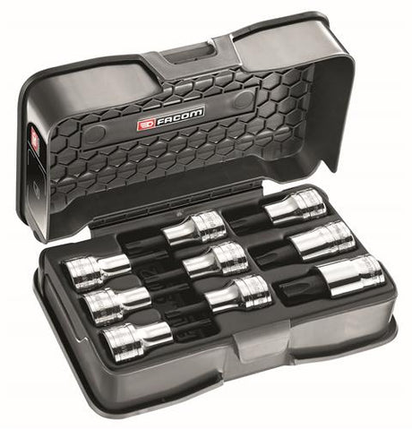 Facom-Set mit 9 Schraubendrehereinsätzen Torx 1 2 – amex.3apb