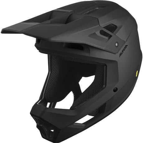 Olympische Sportbekleidung Alpina Sports MTB-Helm Pikes Mips 60-63 Mattschwarz