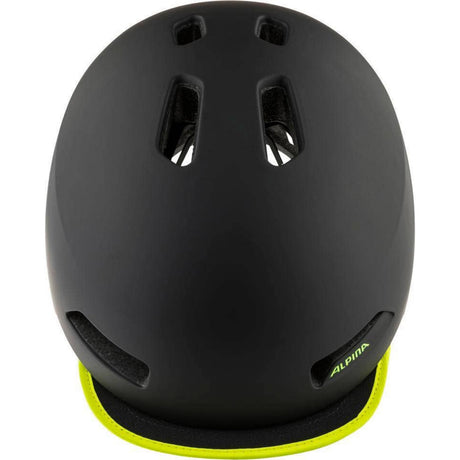 Alpina Sports Urban Helm Brooklyn 52-57 mattschwarz gelb