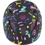 Olympiasportbekleidung Alpina Sports Kinderhelm Ximo Flash Schwarz-Konfetti 49-54 matt