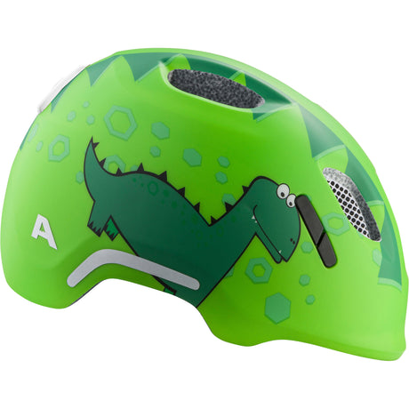 Olympiasportbekleidung Alpina Sports Kinderhelm Ximo 2 Flash Green Dino 49-54 matt