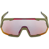 Olympiasportbekleidung Alpina Sports Sportbrille Rocket QV Mattoliv