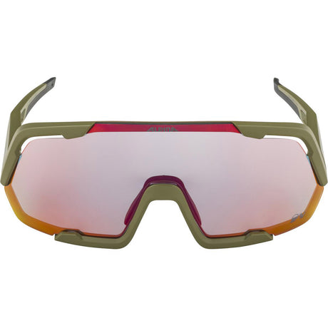Olympiasportbekleidung Alpina Sports Sportbrille Rocket QV Mattoliv