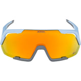 Olympiasportbekleidung Alpina Sports Sportbrille Rocket Q-Lite Matt Hellblau