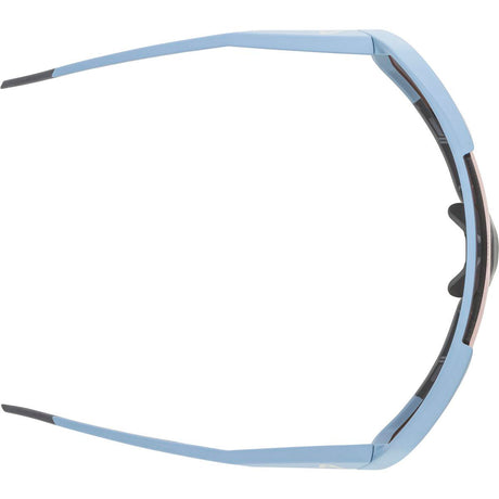 Olympiasportbekleidung Alpina Sports Sportbrille Rocket Q-Lite Matt Hellblau