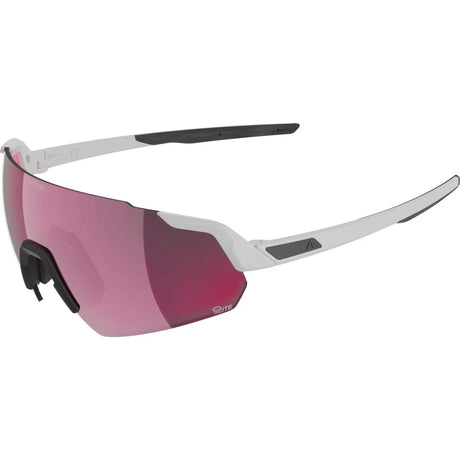Olympische Sportbekleidung Alpina Sports Sportbrille Turbo Air Q-Lite Glanzweiß