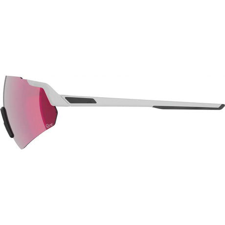 Olympische Sportbekleidung Alpina Sports Sportbrille Turbo Air Q-Lite Glanzweiß