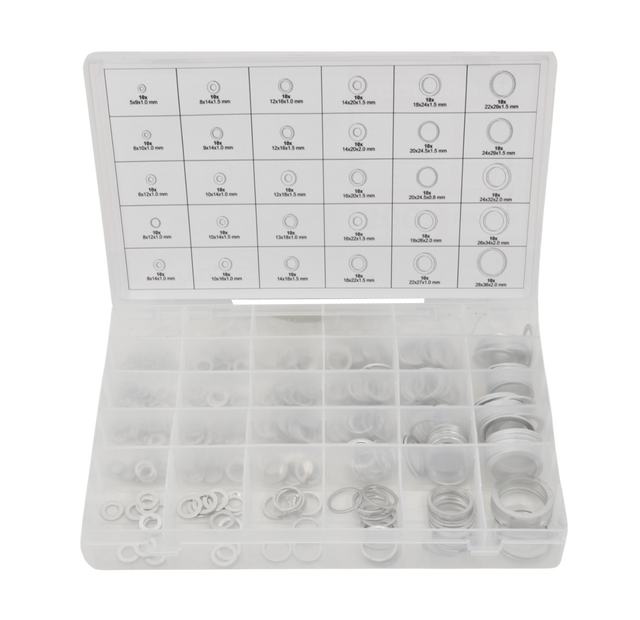 Awtools aluminiumringen 300szt. mix