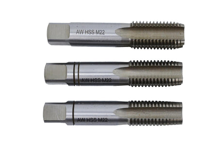 Awtools draaddraad m2 hss m 8x1,25 kpl. 3szt. zwart line