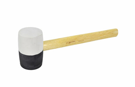 Awtools hamer rubberen houten handvat 44mm 259mm, 230g zwart line