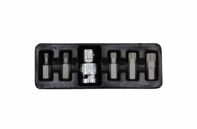 Awtools spline tips 6cz. m5-m12 + zwarte adapter line