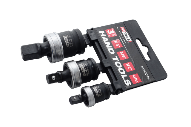 Awtools botslichaam inslag cr-mo kpl. 1 4 3 8 1 2 zwart line