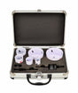 Awtools bimetal gat set 22-73mm 8 elem. zwart line metalen behuizing