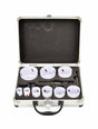 Awtools bimetal gat set 22-64mm 8 elem. zwart line metalen behuizing
