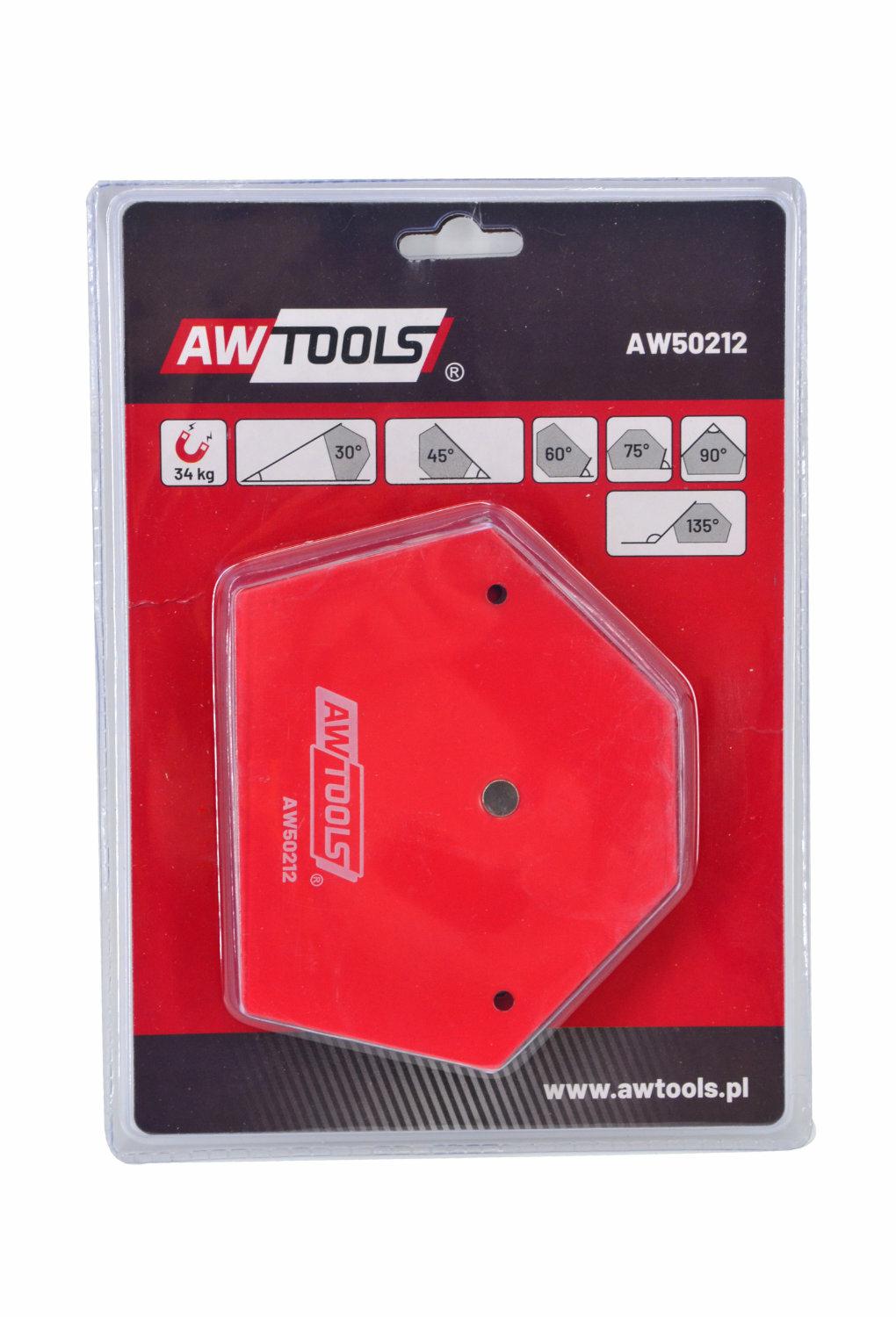 Awtools magnetische lashoek 34kg 110x137x24 mm
