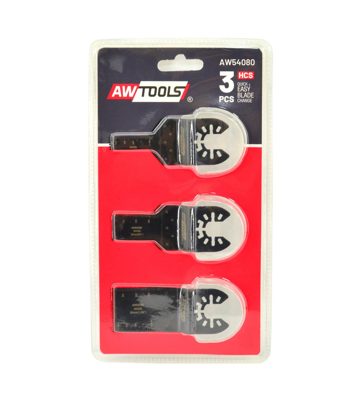 Awtools mt een set van messen 3szt.