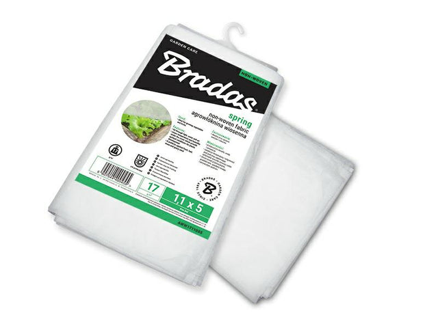 Bradas witte veer agrofibrous 17g 1,1x 5m