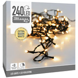 Weihnachtsbeleuchtung 240 LED extra warmweiß