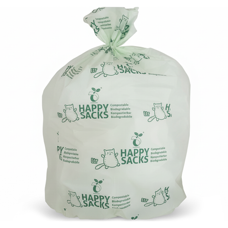 Happy Sacks Müllsäcke - biologisch abbaubar - 30 Liter - 10 Stcs.