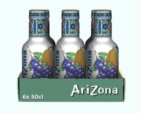 Arizona-Blaubeer-Weißtee-Kappe (6x 50cl)