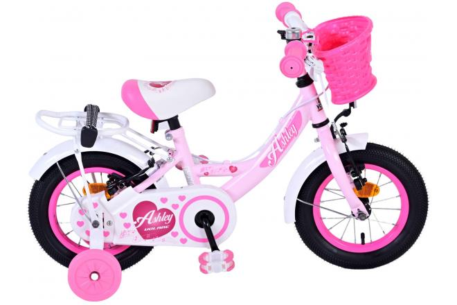 Volare Ashley Kinderfahrrad Mädchen 12 Zoll Pink Zwei Handbremsen