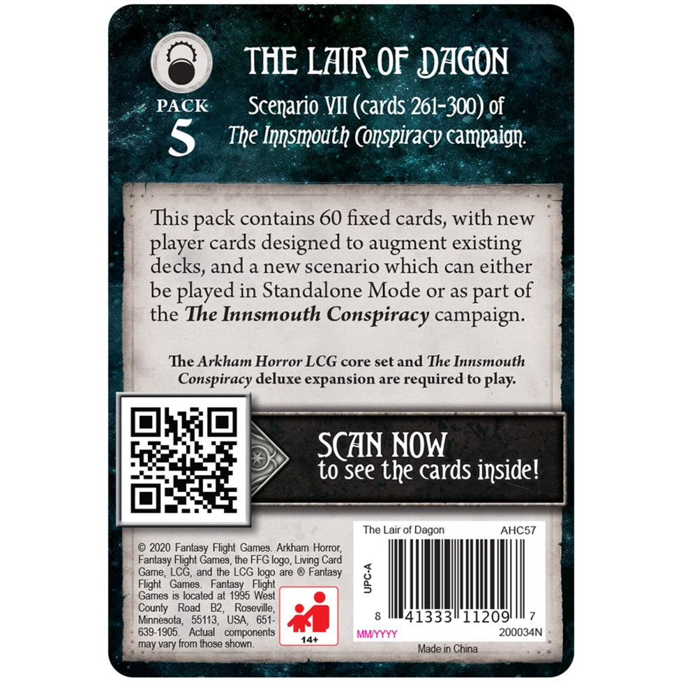 Asmodee Arkham Horror Das Kartenspiel: The Lair of Dagon