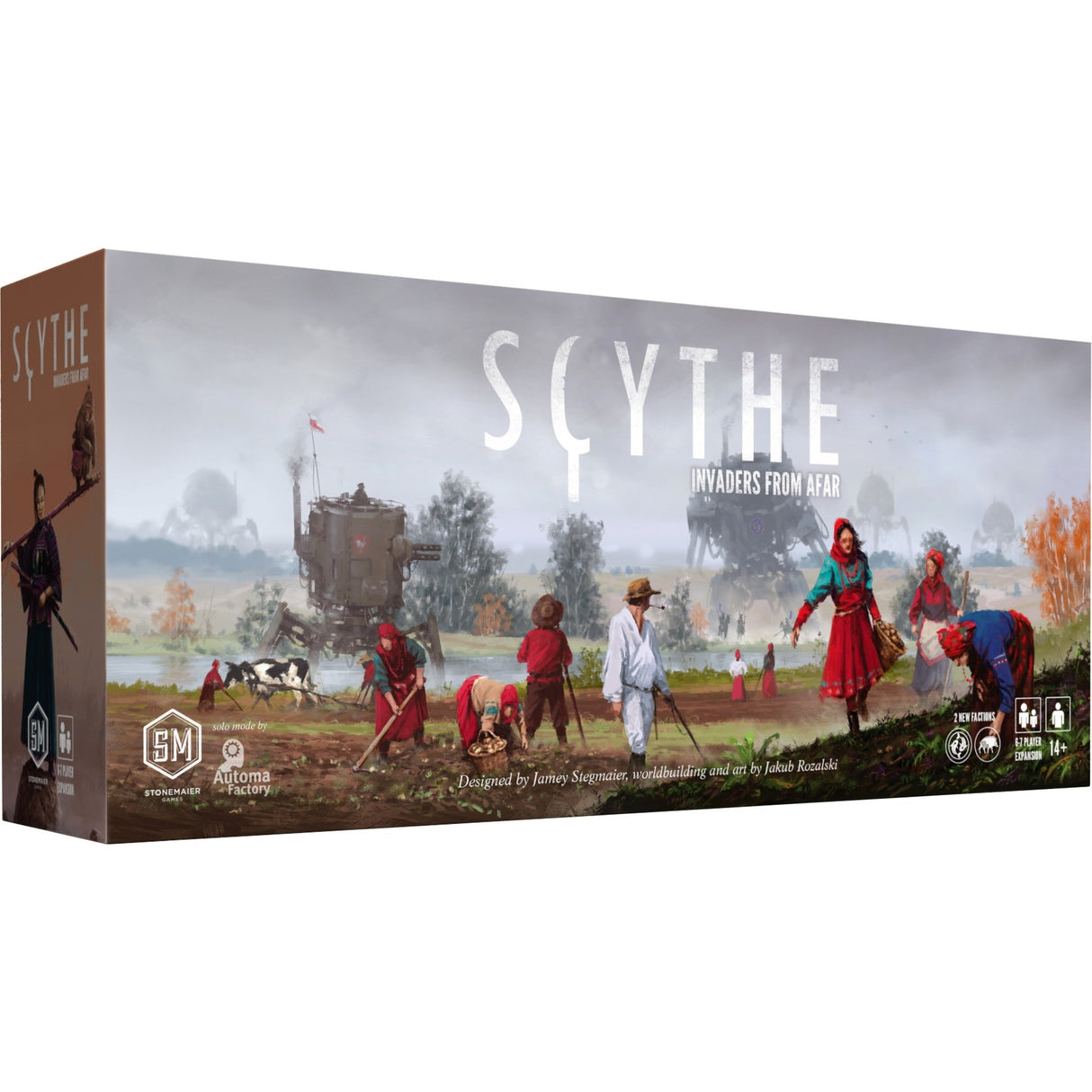 Asmodee Scythe Invaders bilden sich in der Ferne