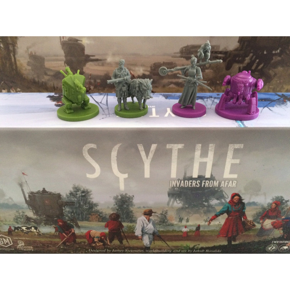 Asmodee Scythe Invaders bilden sich in der Ferne