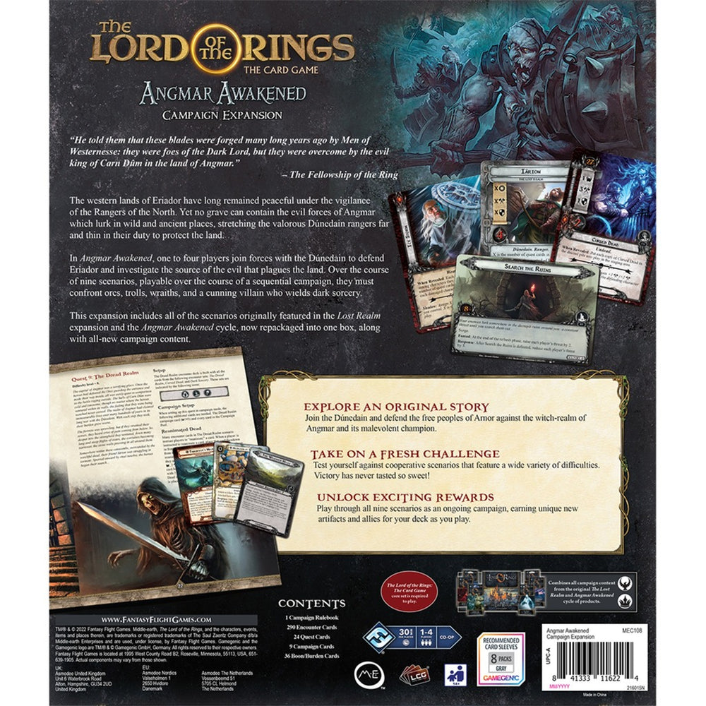Asmodee, der Herr der Ringe: Das Kartenspiel Angmar Awak
