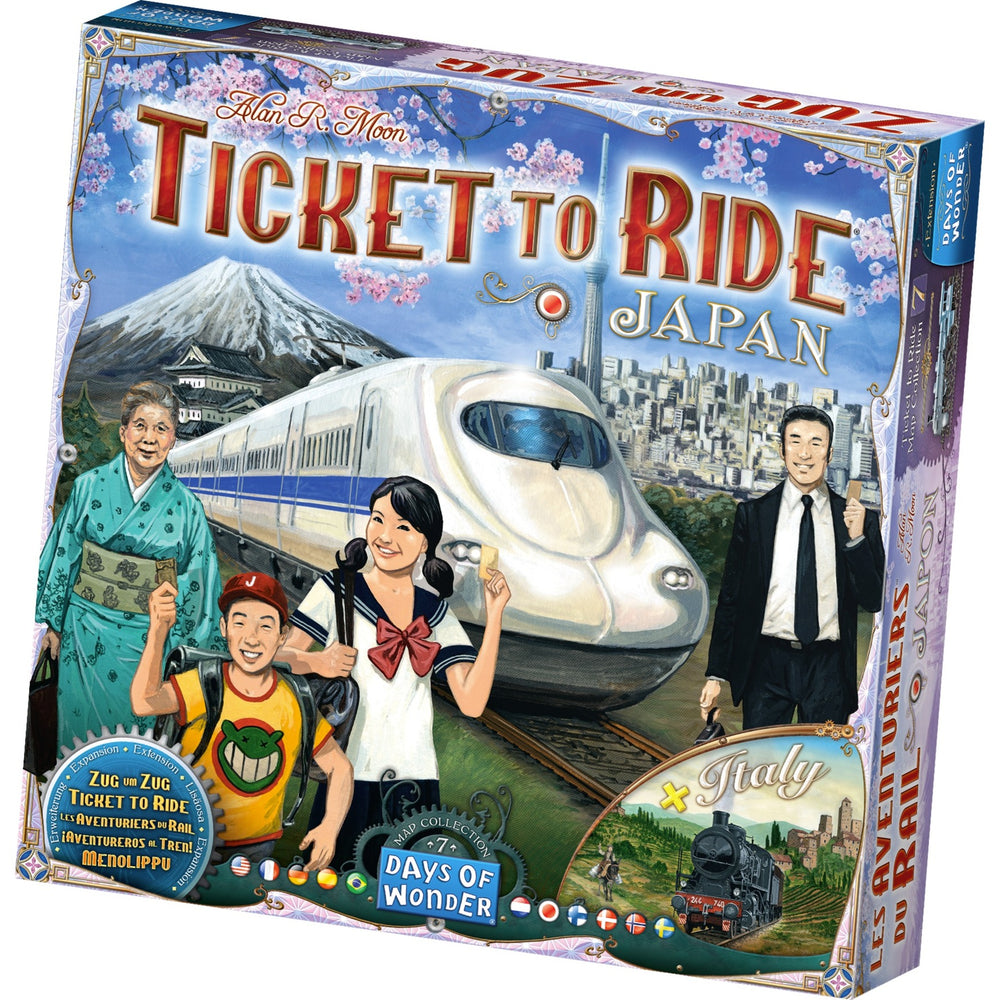 Asmodee -Ticket, um Japan Italien zu fahren