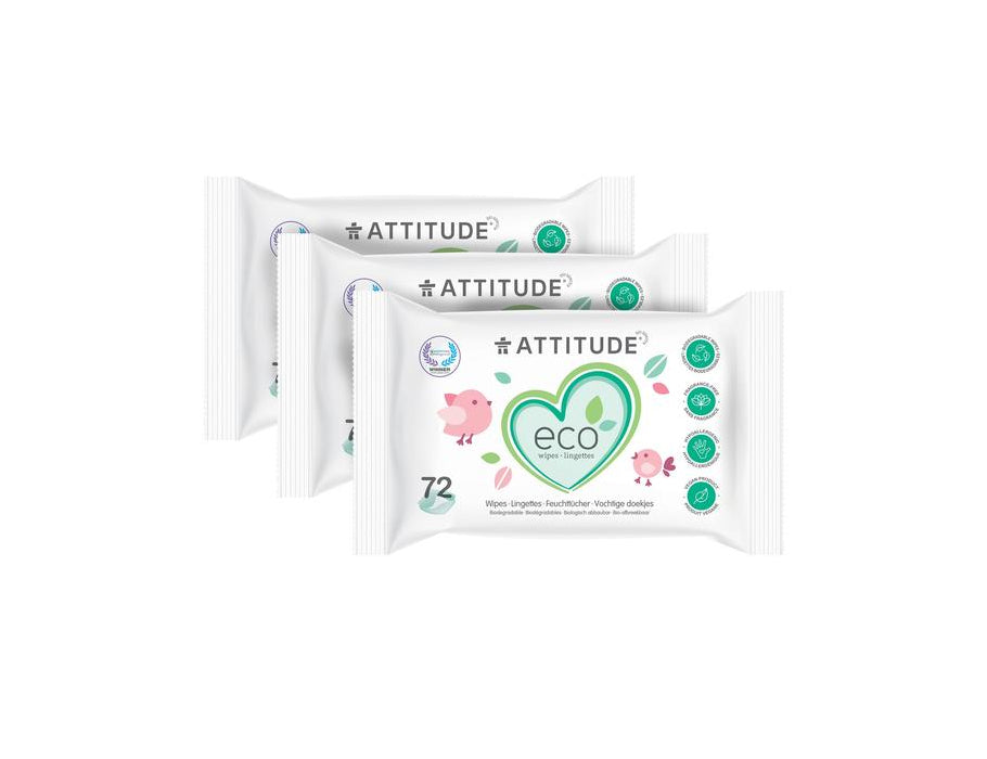 Haltung feuchte Babytücher - Multipack 3x72 -PCs.