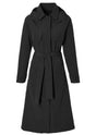 Basil Trenchcoat Mosse Damen Jet Black l