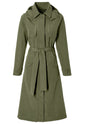 Basil trenchcoat mosse dames olive green xxl
