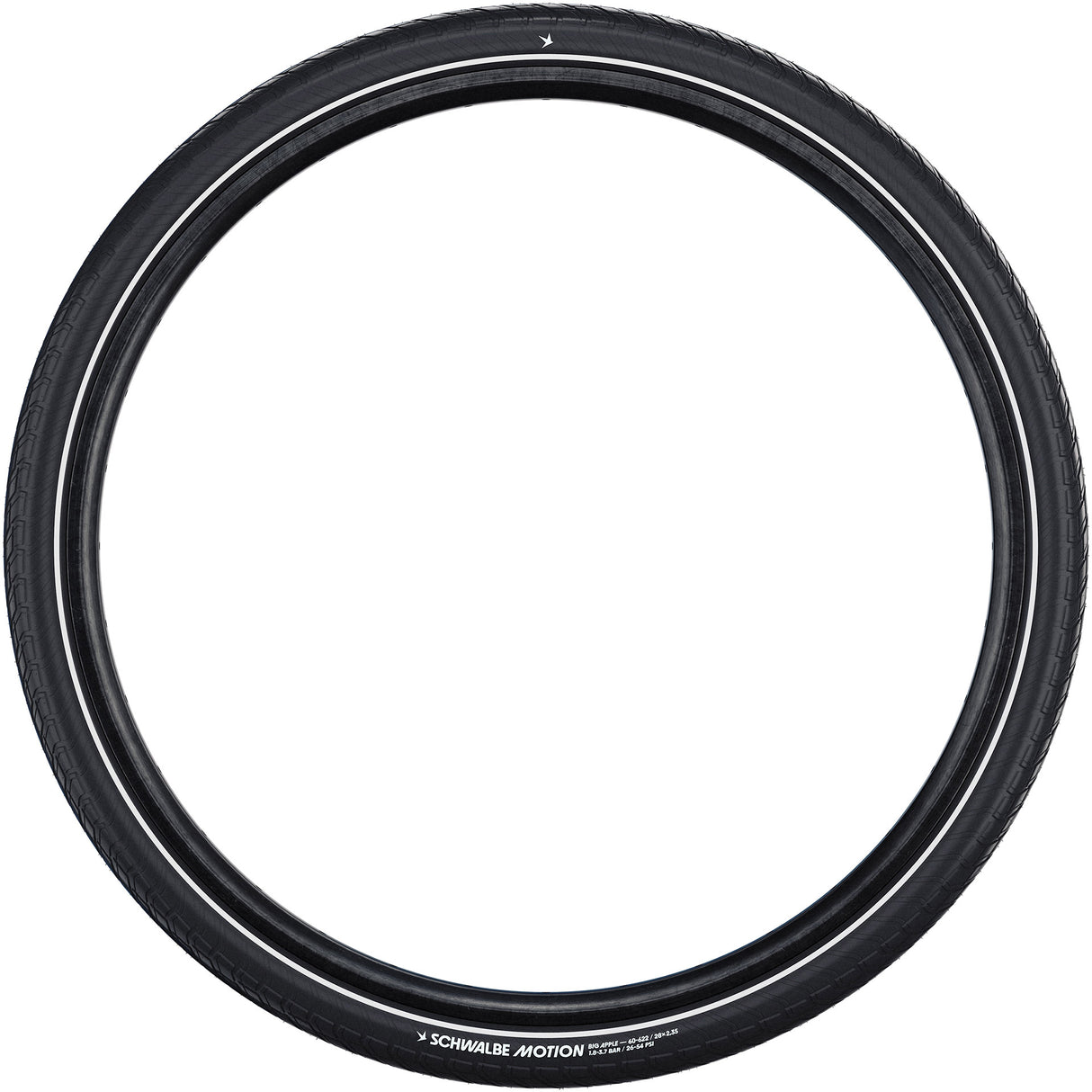 Schwalbe Drahtreifen Motion Big Apple 55-559 +r schwarz