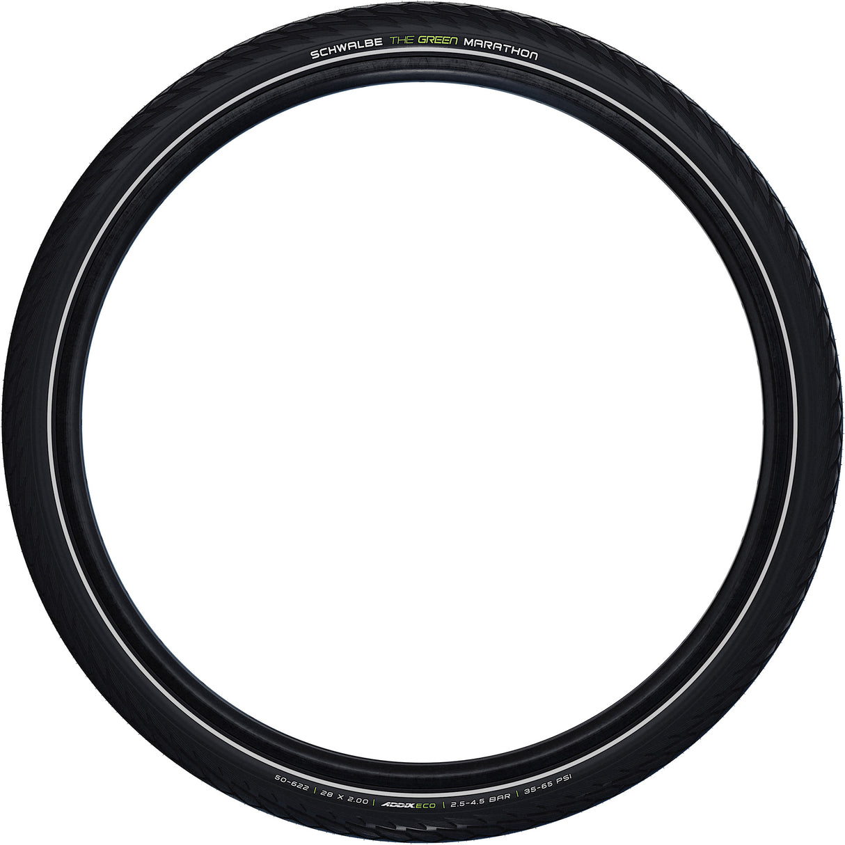 Schwalbe Green Marathon – kabelgebunden – Addix Eco – Greenguard – 26 x 1,25 – Schwarz + Reflex