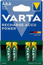 Varta wiederaufladbare Mini Penlite Batterie AAA 800 mAh Nimh 1,2 V 4 Teile auf der Karte