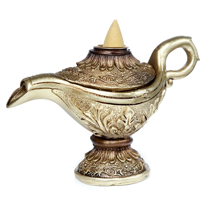 Rückfluss-Räucherstäbchenhalter mit magischer Lampe
