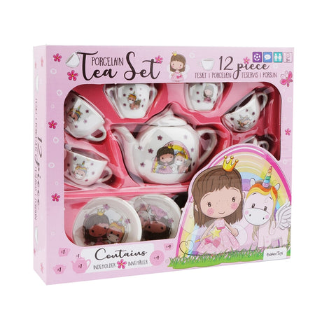 Barbo toys lillie en ellie - 12-delige porseleinen set (5200)