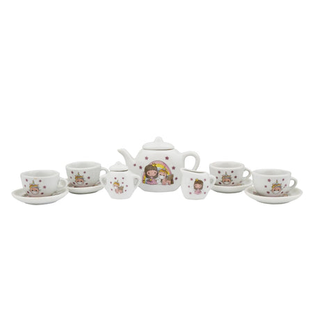 Barbo toys lillie en ellie - 12-delige porseleinen set (5200)