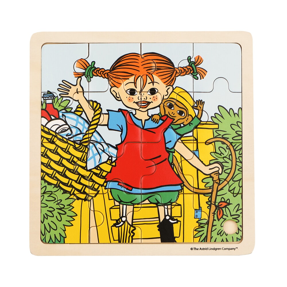 Barbo Toys Pippi quadratisches Puzzle – Mr. Nilson (8634)